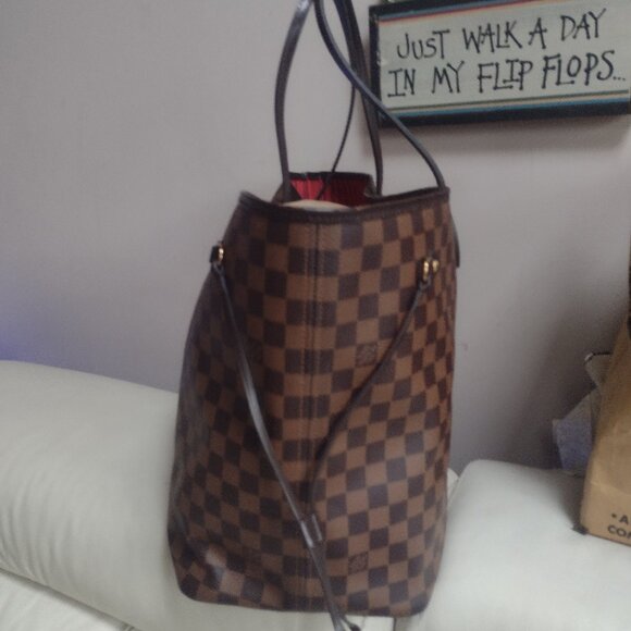 💋💋 💯% Authentic Louis Vuitton Neverfull GM Full Set - Picture 15 of 16